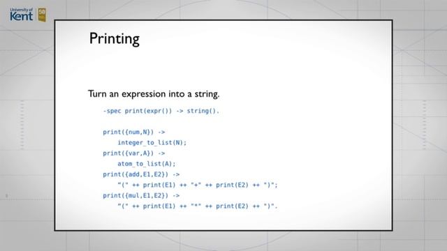 Erlang Master Class 1: Video 3 - Using recursion: pretty printing