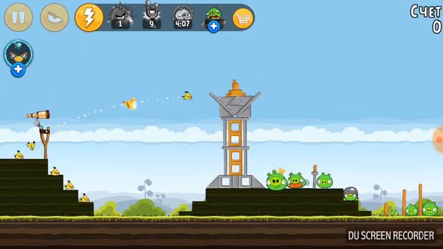 Angry Birds #7 прошел 2 уровня с золотым яйцом!