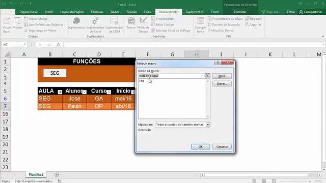 Como criar MACRO no Excel FÁCIL | MACRO EXCEL 2016 - Criação de MACROS no Excel