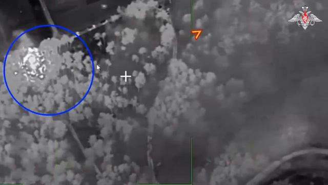 Кадры уничтожения расчетом ОТРК «Искандер-М» колонны военной техники ВСУ (Сумская область)