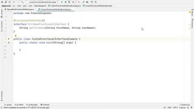functional interface in java | java 8 | free coding zone