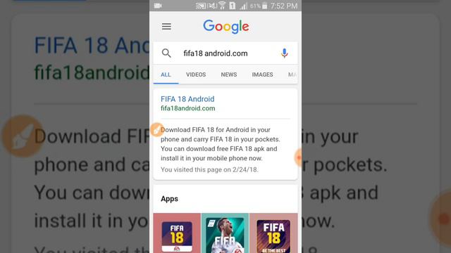 How to download fifa 18 Android for free