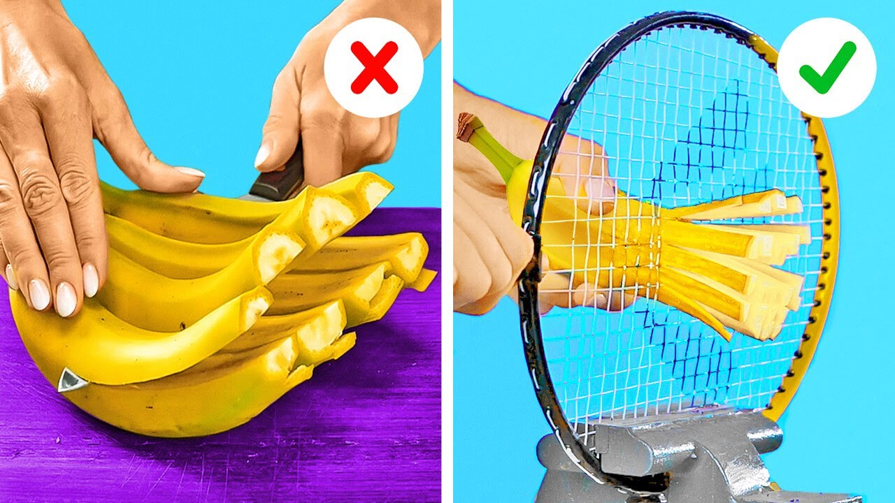 Effortless Peeling Tricks 🍏🍌 Quick & Clever Food Hacks You Need for Easy Prep!