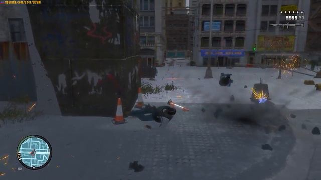 GTA 4 - 6 звезд без огнестрельного оружия