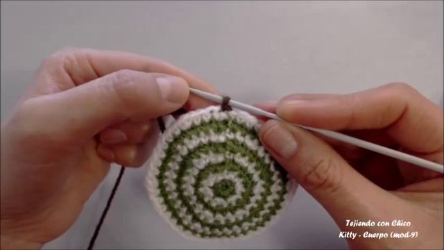 Tutorial amigurumi Hello Kitty - Cuerpo (mod-9)