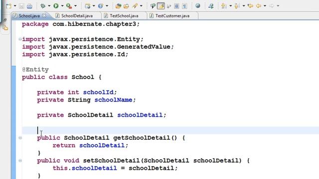 Java Hibernate Tutorial Part 12 - Two classes to One table