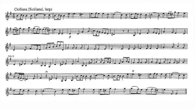 Play the Violin sheet music with Jed Wentz/ de Fesch: Concerto for 2 Flutes Op.5 No.3 in G major