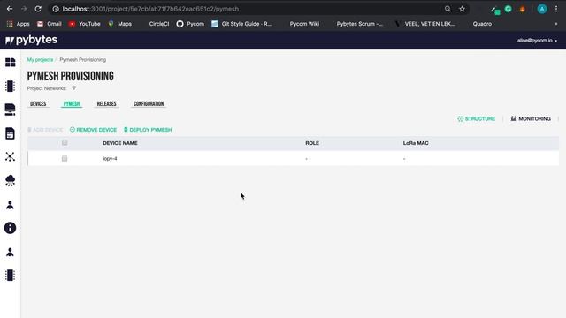 Pymesh on Pybytes - Video tutorial