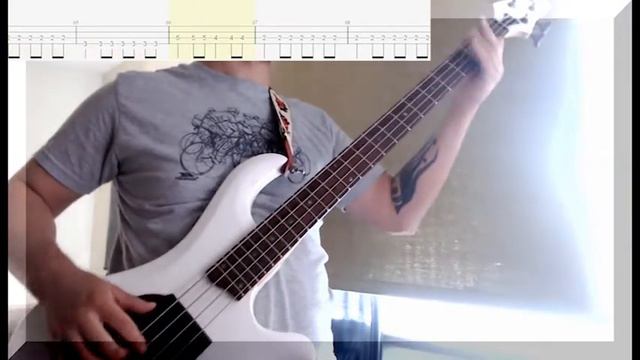 Misfits - Die Die My Darling (bass cover with play along tabs)
