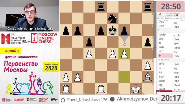 Первенство Москвы 2020 среди юношей до 15 лет. Обзор после 9 тура