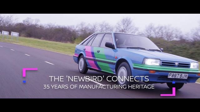 Nissan 'Newbird' - LEAF and Bluebird celebrate Sunderland 35th together in electric dreams