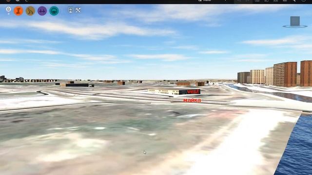 InfraWorks 360 визуализация (aktau-aktobe)