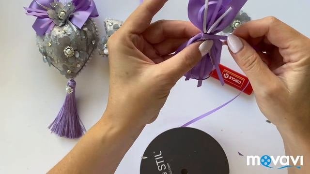 Елочные игрушки своими руками.  Бантик ?. Handmade Christmas ornaments.