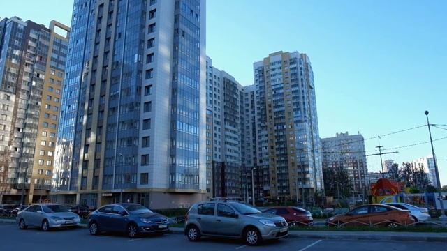 Санкт-Петербург. Новостройки района Мясокомбинат