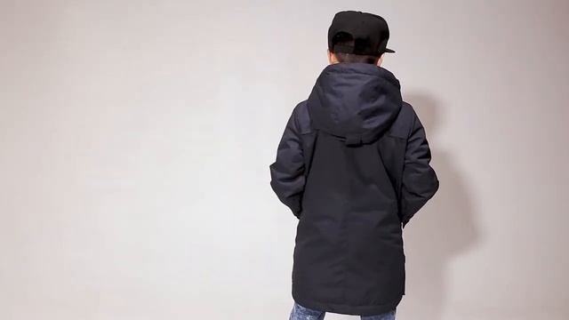 306-20о Пальто-парка для мальчика 