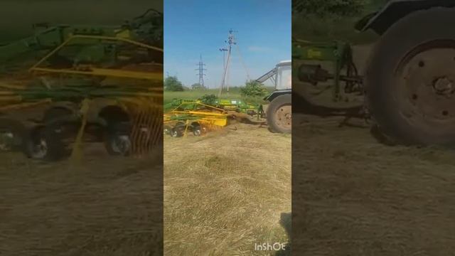 Грабли PRONAR ZKP 800 настройка в поле