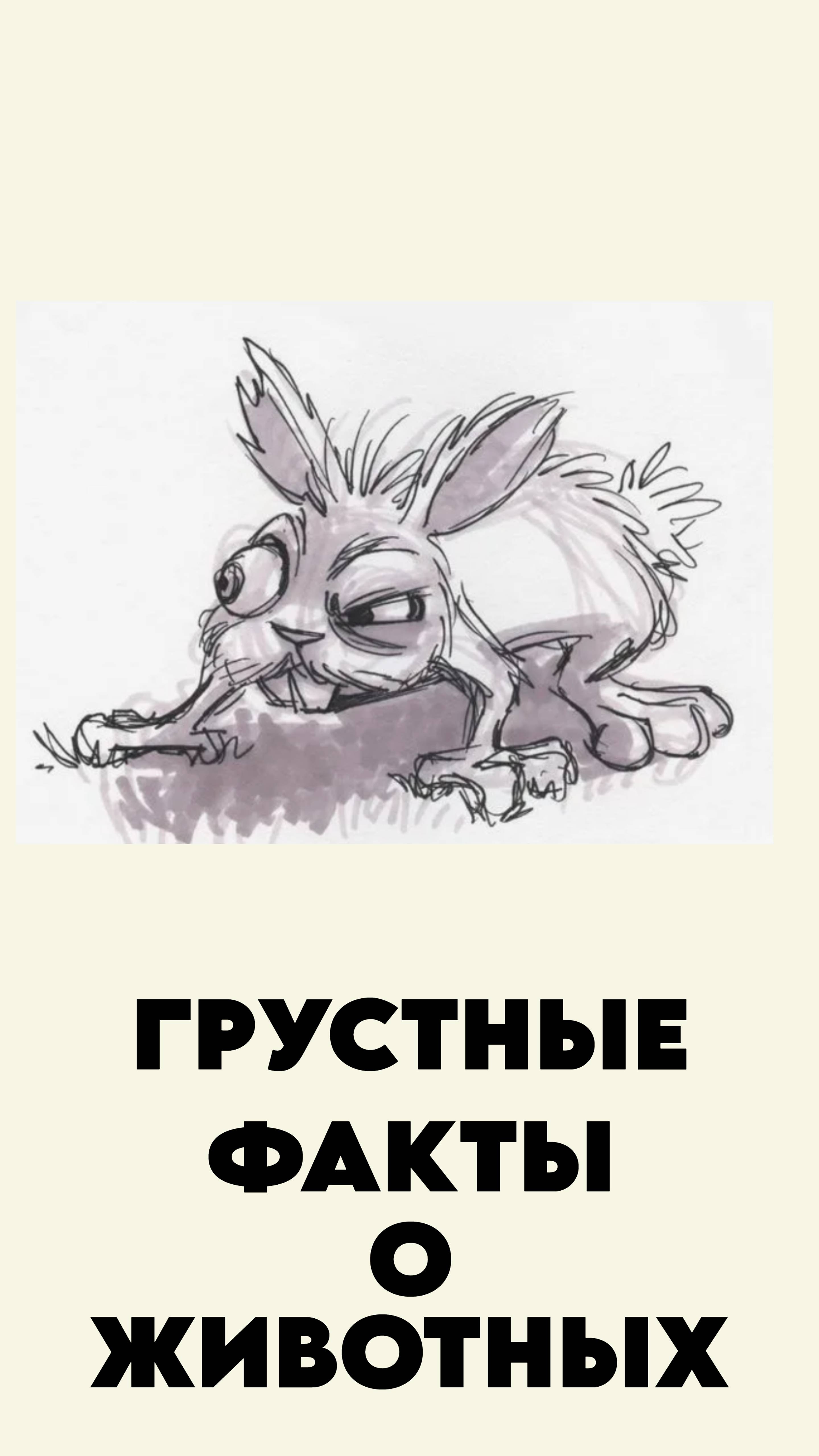 Грустные факты о животных 15