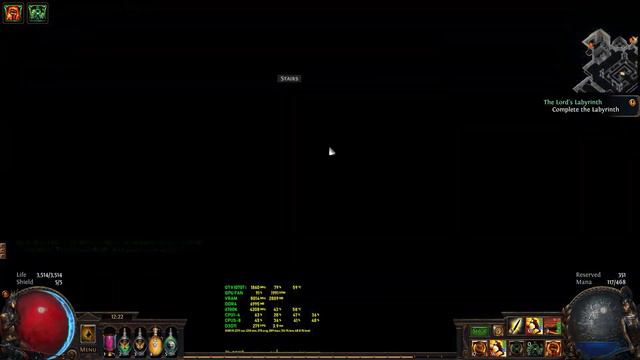 Path of Exile Betrayal 3.5.1 - Slow Lab Run - 3 Key Izaro - Ngamahu - GTX 1070 Ti + i7-6700k 1440p