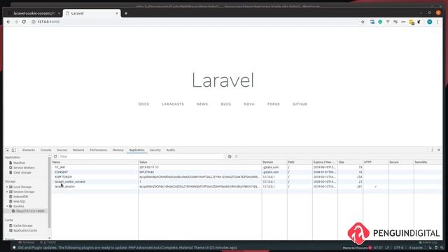 How to add cookie consent in Laravel