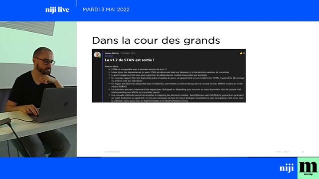 Présentation de STAN, l'automate de tests, par Niji