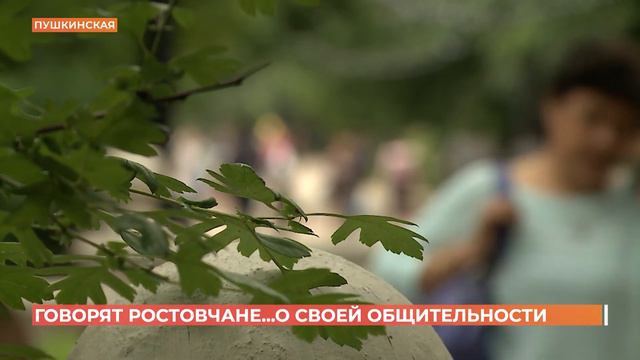 Говорят ростовчане...о своей общительности