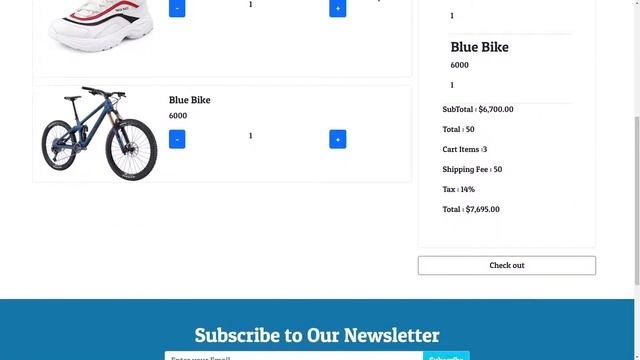 Sportio E commerce website - Node Js  Angular