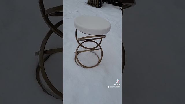 Лофт стул окольцованный 1 I мебель под заказ I Стул по проекту