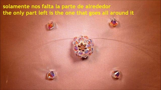 Campanita de Navidad Swarovski Little Beaded Christmas Bell Tutorial