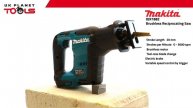 Makita DJR188Z 18V Brushless Reciprocating Saw LXT (Body Only) | UK Planet Tools
