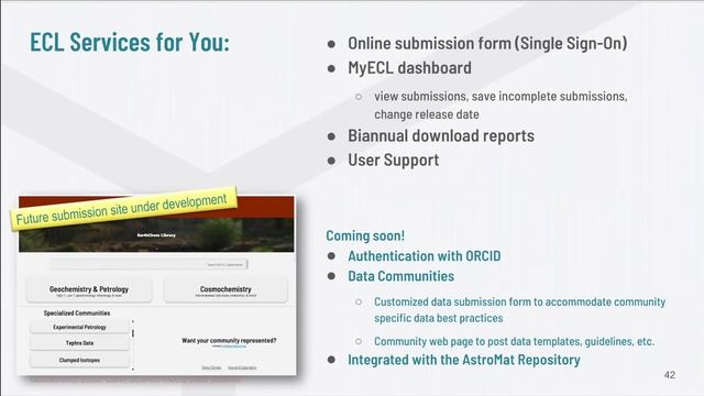Sharing data through the EarthChem Library Repository