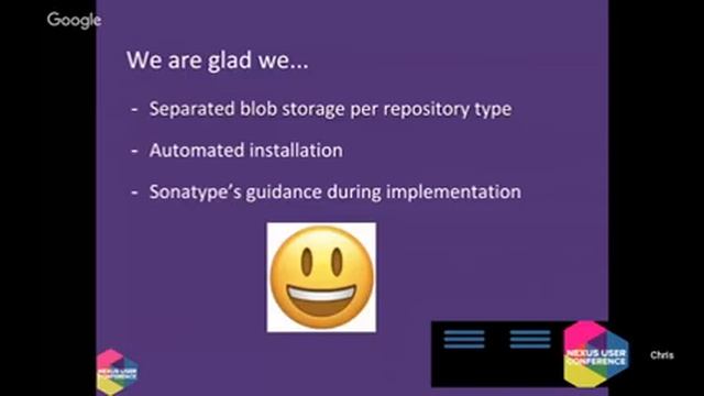 Rolling Out Nexus in a Large Organization (Chris Bolton and Jasmine James)