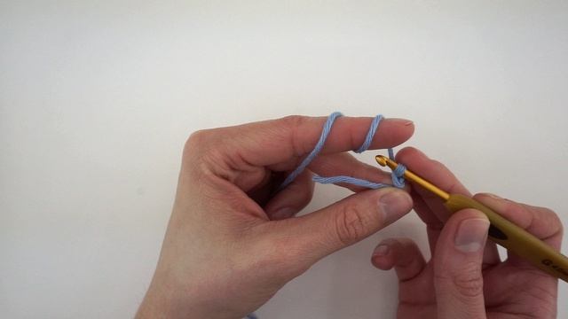 Урок №6. Как держать нить при вязании крючком