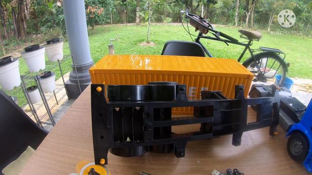 RC mercedes Benz Arocs Container Trailer unboxing and review (Bahasa Malaysia)