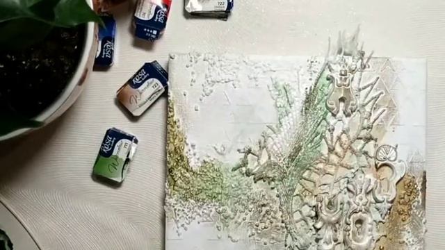 МК холст-рамка "Холодная весна"