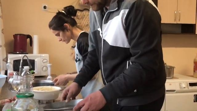 Картофельный суп пюре и капуста с мясом от Иринки и Гоши??