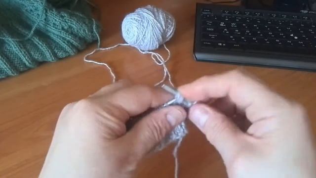 Узор косы спицами