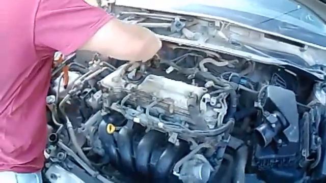 2ZR двигатель Тойота замена прокладки ГБЦ часть1.mp4