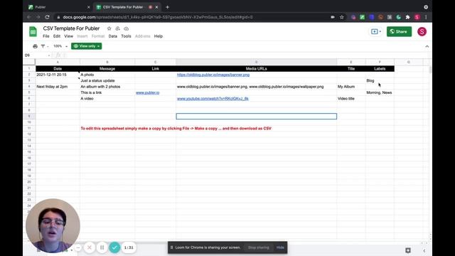 How to bulk schedule 500 posts at once using CSV files on Publer