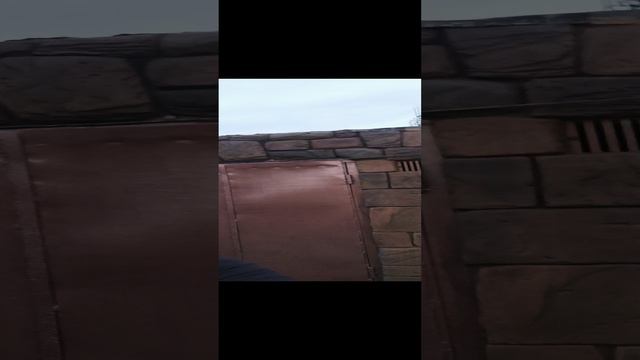 Закончил фасад гаража