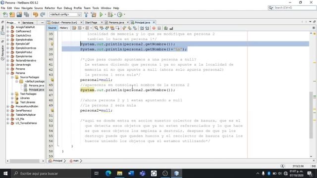 Administrador de Memoria y Garbage Collector en JAVA