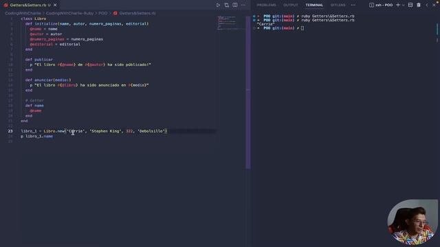 Programación Orientada a Objetos en Ruby - Parte 2  Getters  Setters ?
