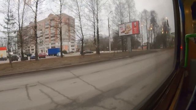 Кострома поездка на ЛиАЗ 6212 по 101 маршруту 2
