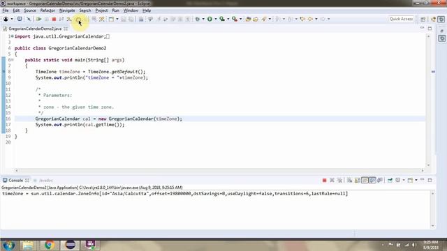 How to use constructors of Java.util.GregorianCalendar class which accepts locale and timezone?