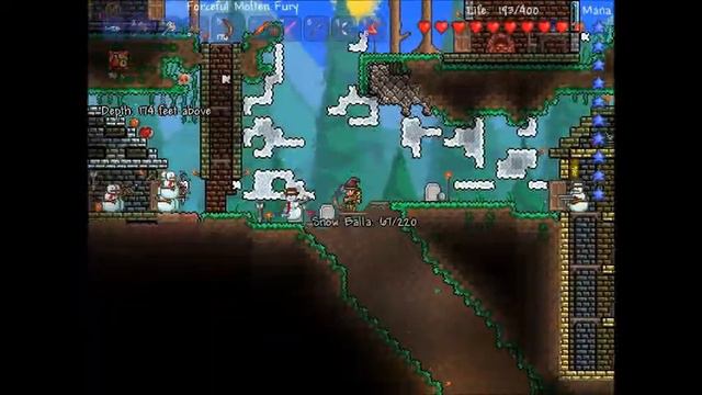 Terraria - Fighting the Frost Legion