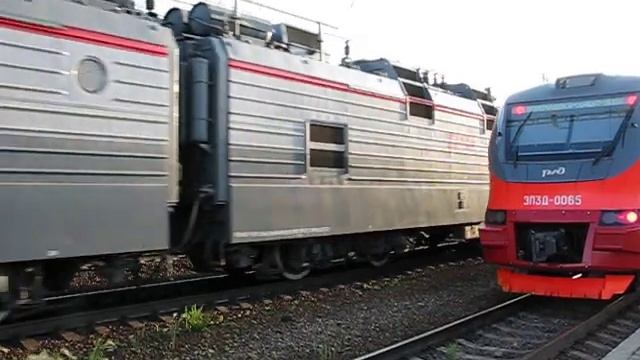 Проход электровоза 3ЭС5К через станцию Хабаровск I. 03.07.22.