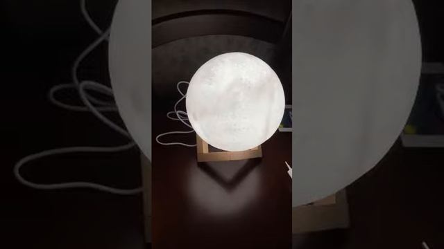 Купить Светильник ночник детский для сна беспроводной 3D шар Луна Moon Lamp светодиодный беспроводно