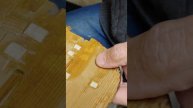 Ejercicio en restauración de violin antiguo (incrustacion) Упрожнение реставрации скрипки (вставка)