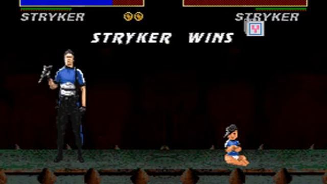 Ultimate Mortal Kombat 3 - SNES - Stryker - Babality
