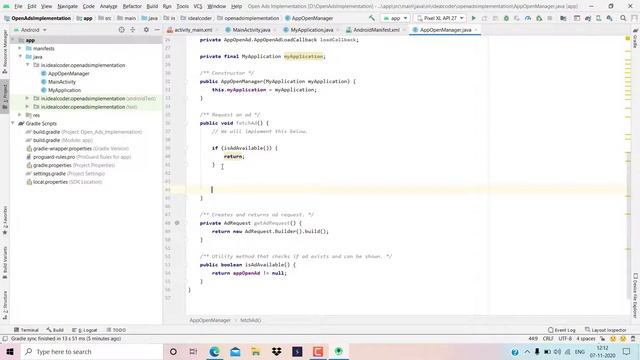 How To Implement Open Ads In Android Studio | How To Add Admob Open Ads In Android Studio 2021