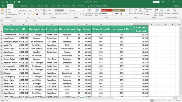 Header & Footer Active Way in excel